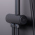 картинка 936000300 Scandinavian Pure душ.система: верх.душ 250 мм, ручн.душ 1 ф-ция, штанга 1050-1450, черны от магазина Сантехстрой