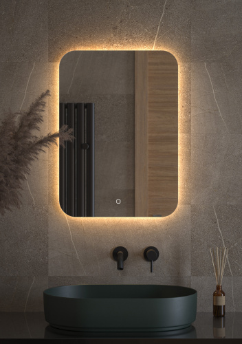 картинка Зеркало с LED-подсветкой 21 W DEFESTO DF 2814S от магазина Сантехстрой