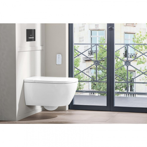 картинка Унитаз-биде Villeroy&Boch ViClean-L V0E100R1 подвесной с сиденьем Микролифт от магазина Сантехстрой
