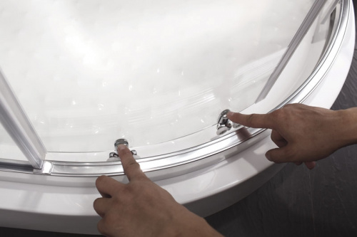 картинка Душевая дверь в нишу Cezares ANIMA-W-BF-1-150-C-Cr профиль Хром стекло прозрачное от магазина Сантехстрой