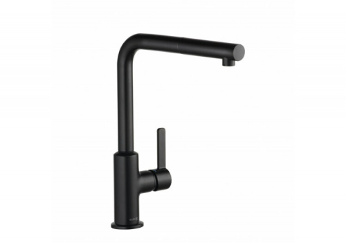 картинка Смеситель для кухни, Kludi, L-INE S, цвет-чёрный матовый от магазина Сантехстрой