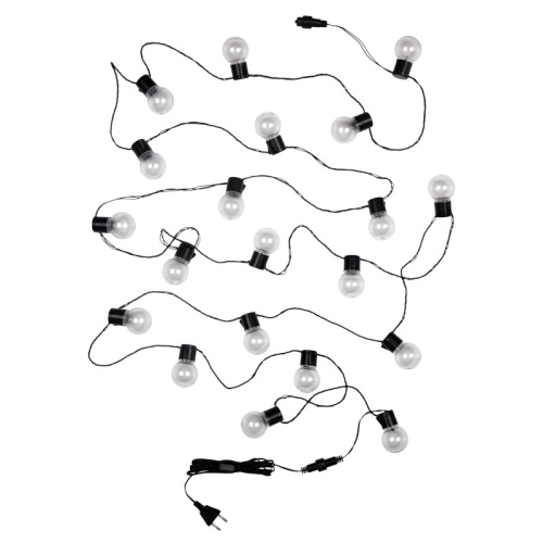 картинка Лофт-гирлянда светодиодная 5 м,  черный ПВХ,  20 LED,  теплое белое свечение NEON-NIGHT от магазина Сантехстрой