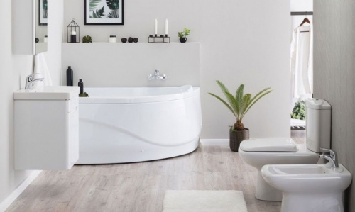 картинка Акриловая ванна Aquanet Graciosa 150x90 L 203940 без гидромассажа от магазина Сантехстрой