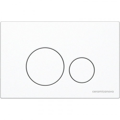 картинка Комплект унитаза с инсталляцией Ceramica Nova Metropol CN4002_1001W_1000 с сиденьем Микролифт и Белой клавишей смыва от магазина Сантехстрой