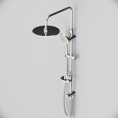 картинка F0780064 Like душевая система, верхний душ 250 мм, ручной душ 120 мм, 3 функции, хром, шт. от магазина Сантехстрой