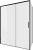 картинка Душевой уголок Aquanet Pleasure Evo 150x80 AE65-150x80-BT профиль черный, прозрачное стекло от магазина Сантехстрой