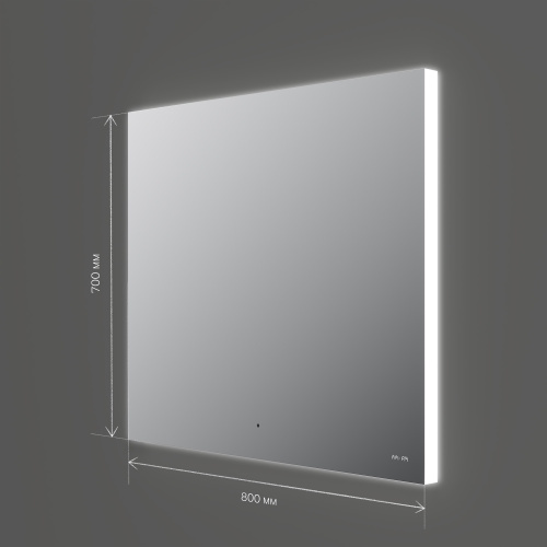 картинка M85MOX10801S X-Joy Зеркало с интерьерной Led подсветкой, ИК-сенсорром, 80 см от магазина Сантехстрой