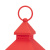 картинка Декоративный фонарь со свечкой,  красный корпус,  размер 10,5х10,5х24см,  цвет ТЕПЛЫЙ БЕЛЫЙ от магазина Сантехстрой