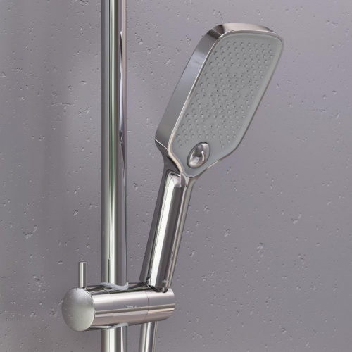 картинка 953770000 Gala ДС с ванно-душевым ТМС смесителем-полкой и гиг.душем, хром от магазина Сантехстрой