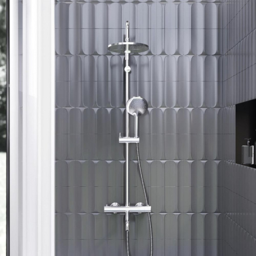 картинка 977810000 Jupiter душевая система ванна/ душ, с ТМС смесителем, хром от магазина Сантехстрой