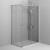 картинка W87G-403-12080-MT Sunny душ огражд прямоугольн, раздвижн двери 120x80 серебро,стекло прозрачн от магазина Сантехстрой