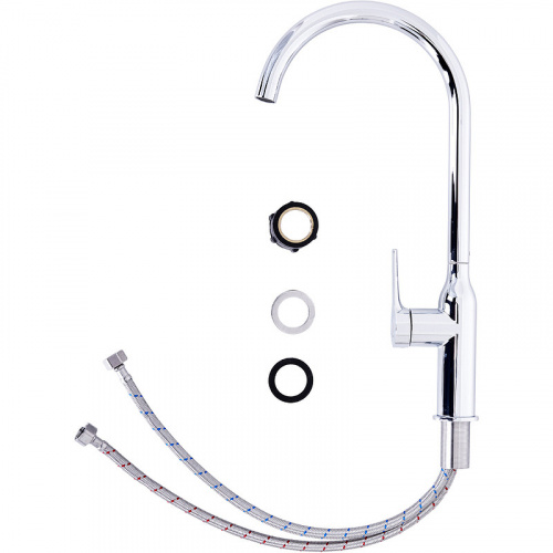 картинка Смеситель для кухни Orange Boni M15-001cr Хром от магазина Сантехстрой