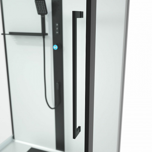 картинка Душевая кабина Black&White Galaxy G8037 110x80 8037000 с гидромассажем от магазина Сантехстрой