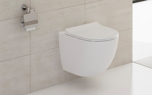 картинка Унитаз Vitra Sento 7748B003-0075 подвесной без сиденья от магазина Сантехстрой