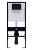 картинка Кнопка смыва Logan Space двойная, Black Mattе (297680) от магазина Сантехстрой