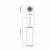 картинка K-1167NICKEL Щетка для унитаза подвесная от магазина Сантехстрой