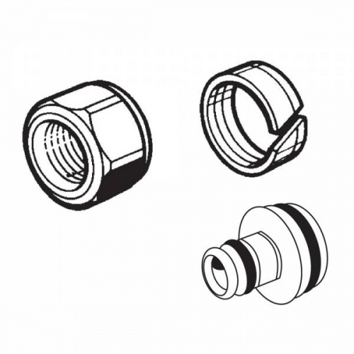 картинка Резьбозажимное соединение, НГ ЕК, 3/4", 10,1 x 1,1, латунь от магазина Сантехстрой