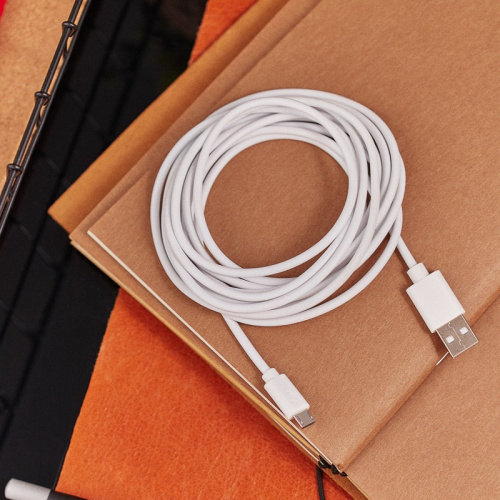 картинка Кабель USB (шт.  micro USB - шт.  USB A) 3 метра,  серый REXANT от магазина Сантехстрой