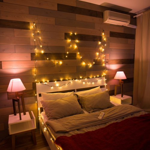 картинка Гирлянда Твинкл-Лайт 20 м,  темно-зеленый ПВХ,  160 LED,  цвет теплый белый от магазина Сантехстрой