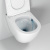 картинка Унитаз GR-4455MSQ (490*370*360) БЕЛЫЙ МАТОВЫЙ подвесной БЕЗОБОДКОВЫЙ с тонкой крышкой от магазина Сантехстрой