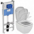 картинка Комплект унитаза с инсталляцией Ideal Standard Tesi T386801 с сиденьем Микролифт от магазина Сантехстрой
