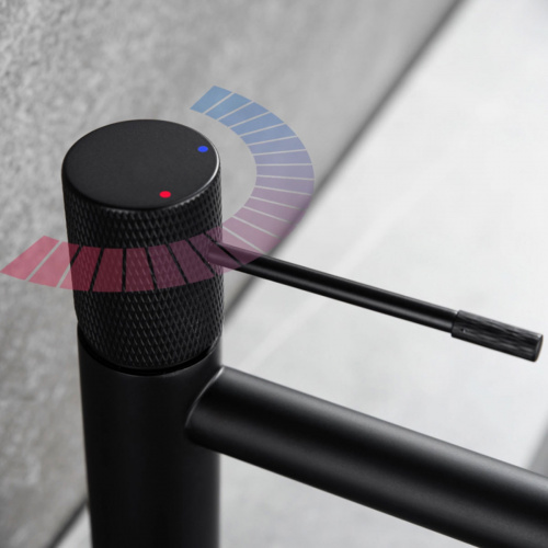 картинка Смеситель для раковины Desire VBF-1D1MB однорычажный, черный от магазина Сантехстрой