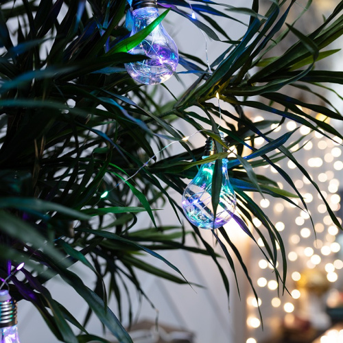 картинка Гирлянда светодиодная Ретро-лампы,  3 м,  Мультиколор от магазина Сантехстрой