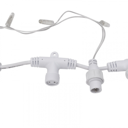 картинка Гирлянда Светодиодный Дождь 2х6м,  постоянное свечение,  прозрачный провод,  230 В,  диоды ТЕПЛЫЙ БЕЛЫЙ от магазина Сантехстрой