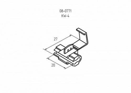 картинка Ответвитель питания 1.0-2.5 мм² (ОВ-2/ЗПо-1 1,0-2,5) синий REXANT от магазина Сантехстрой