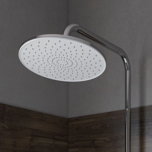 картинка Смеситель для ванны с верхним душем IDDIS Shelfy (SHESB3Bi06) от магазина Сантехстрой