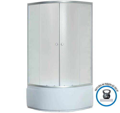 картинка Душевой уголок Niagara Eco 80х80 NG-005-14 профиль Хром матовый стекло матовое от магазина Сантехстрой