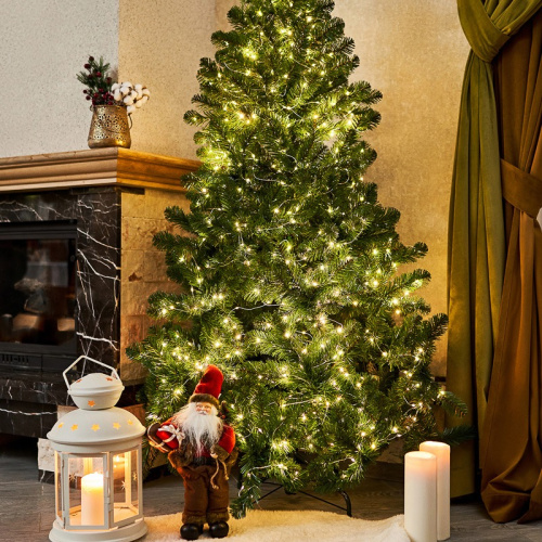 картинка Гирлянда Роса с трансформатором 100 м,  1000 LED,  теплое белое свечение NEON-NIGHT от магазина Сантехстрой