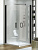 картинка Душевая шторка New Trendy Negra Platinum 90х80 см от магазина Сантехстрой