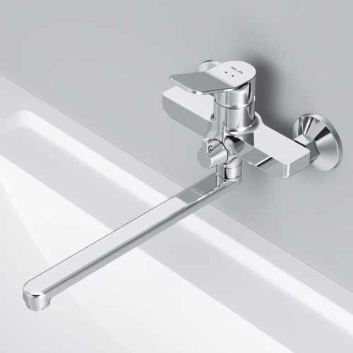 фото f85a90000 x-joy, смеситель д/ванны/душа, излив 300 мм, хром, шт