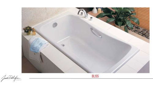картинка Чугунная ванна Jacob Delafon Bliss E6D902-0, 170x75 см, цвет белый от магазина Сантехстрой