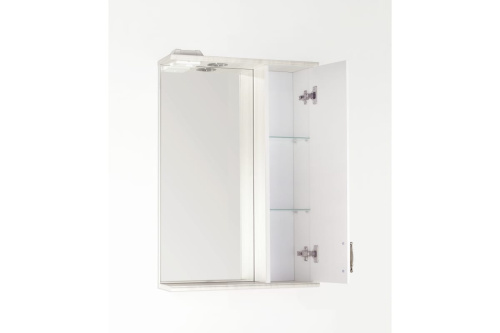 картинка Зеркальный шкаф Style Line "Олеандр-2 550/С", рельеф пастель ЛС-00000201 от магазина Сантехстрой