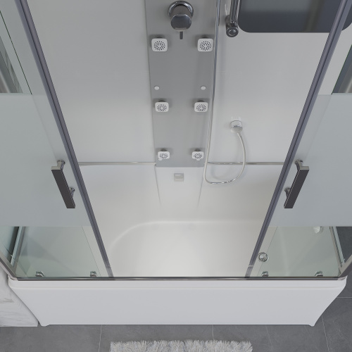 картинка Душевая кабина Niagara Ultra NG-3150-01 (150х70х220) высокий поддон(56см),стекло матовое,4 места от магазина Сантехстрой