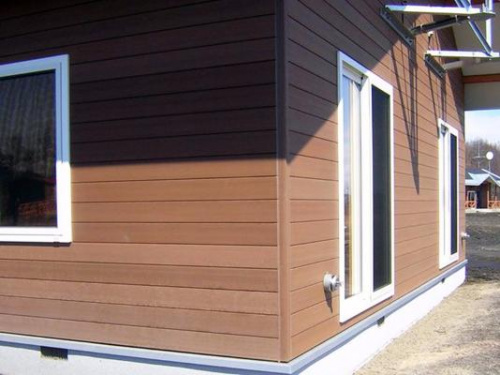 картинка Holzhof, Россия Фасадная панель 3D Holzhof 165*15*3000мм, венге от магазина Сантехстрой