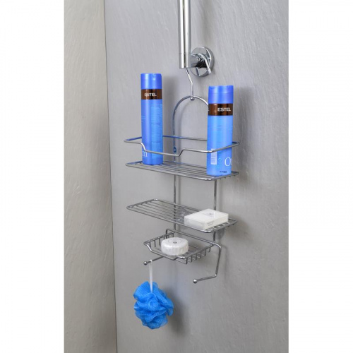 картинка Полка FIXSEN прямоугольная трехэтажная хром (FX-870) от магазина Сантехстрой