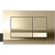 картинка E20858-BGG Панель смыва геометр дизайн, золото от магазина Сантехстрой