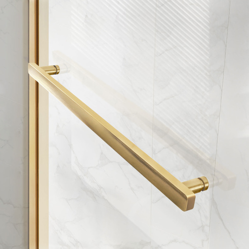 картинка Душевой уголок Slim Soft VSR-1SS9015CLG, 1500*900, брашированное золото, стекло прозрачное от магазина Сантехстрой