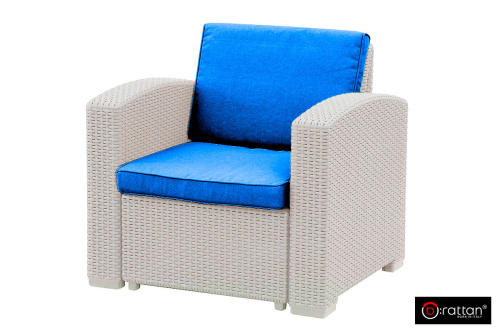 картинка B:Rattan Комплект мебели Rattan Premium 4, СЕРЫЙ от магазина Сантехстрой
