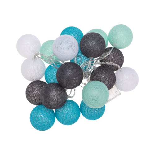 картинка Тайские фонарики Северное сияние 3,5 м,  прозрачный ПВХ,  20 LED,  теплый белый от магазина Сантехстрой