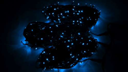 картинка Гирлянда LED ClipLight 24V,  3 нити по 10 метров,  цвет диодов Синий от магазина Сантехстрой