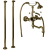 фото смеситель cezares aphrodite aphrodite-vdp-02-s1, напольный, для ванны, с ручным душем, бронза, ручки металл