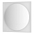 картинка Зеркало 80x80 см белый матовый Defesto Eclipse DF 2228S от магазина Сантехстрой