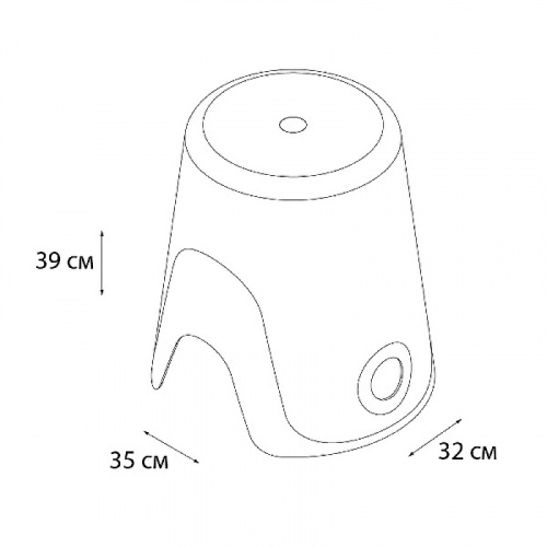 картинка Корзина для белья Fixsen Wendy FX-7073-49 Фиолетовая от магазина Сантехстрой