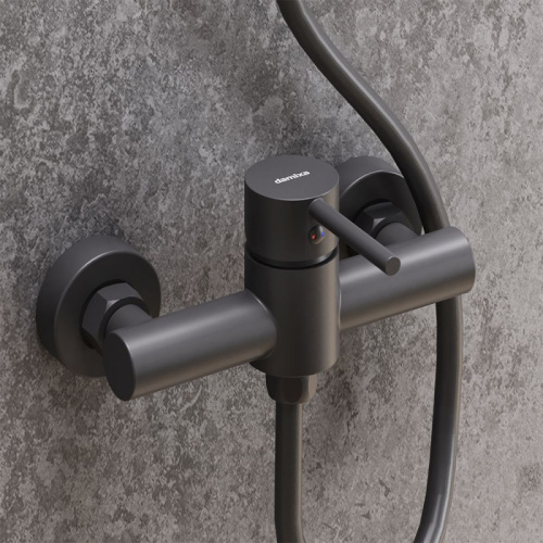 фото 362000300 scandinavian pure, смеситель для душа, чёрный