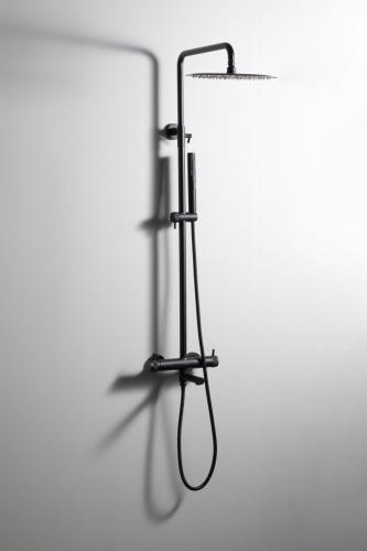 картинка Душевая стойка Allen Brau Priority 5.31A10-31 черный матовый от магазина Сантехстрой