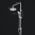 картинка F0790033 Gem,душ.система,набор:верхн.душ d220 мм, ручн.душ 1ф-ция d 110 мм, душ.штанга 1030-1460 мм, от магазина Сантехстрой